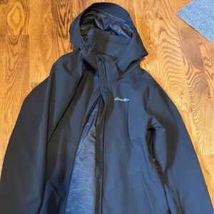 Eddie Bauer Black Women’s Rain Coat